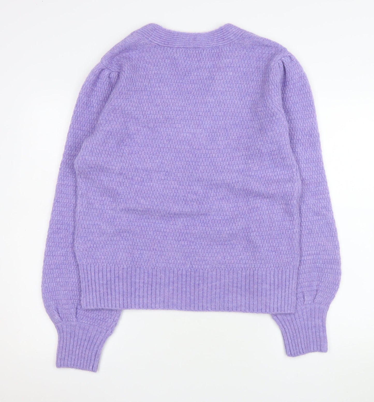 Womens UK Size 10 Very Purple Pullover Jumper