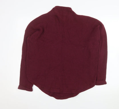 Mens UK Size L Old Navy Red Pullover Jumper