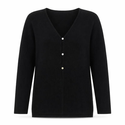 Womens UK Size 14 BHS Black Cardigan Jumper