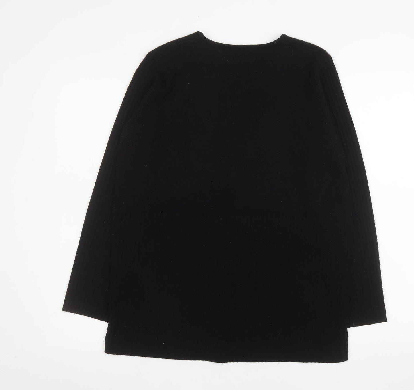 Womens UK Size 14 BHS Black Cardigan Jumper