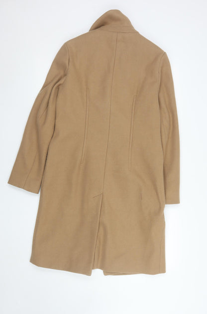 Womens UK Size 8 Marks and Spencer Beige Overcoat
