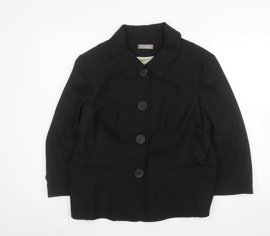 Womens UK Size 18 Kenar Regular Black Suit Jacket