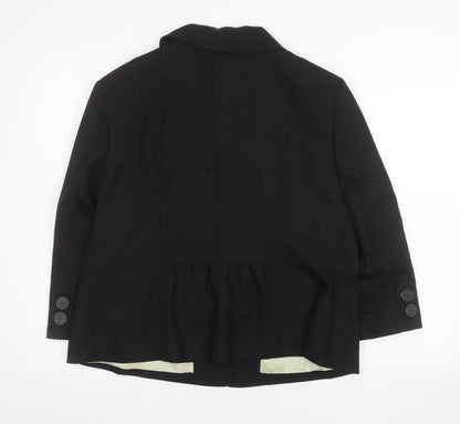 Womens UK Size 18 Kenar Regular Black Suit Jacket