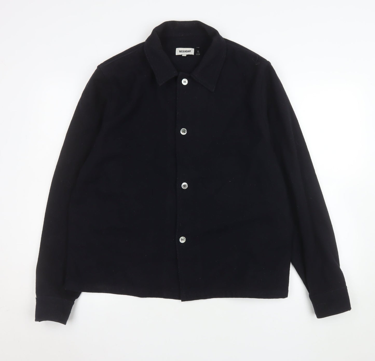 Mens UK Size M Weekday Black Basic Jacket