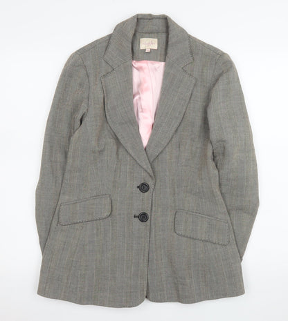 Womens UK Size 12 Whistles Regular Grey Blazer