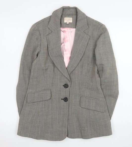 Womens UK Size 12 Whistles Regular Grey Blazer