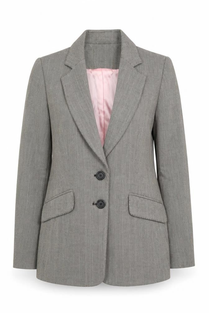 Womens UK Size 12 Whistles Regular Grey Blazer