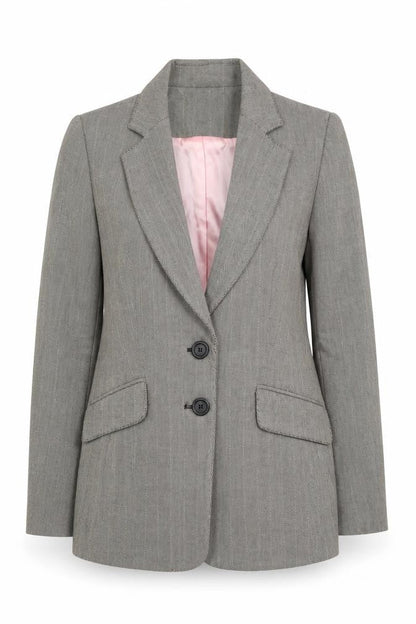 Womens UK Size 12 Whistles Regular Grey Blazer