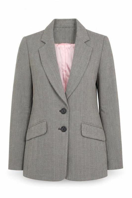 Womens UK Size 12 Whistles Regular Grey Blazer