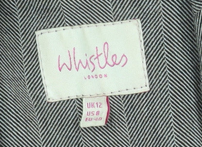 Womens UK Size 12 Whistles Regular Grey Blazer
