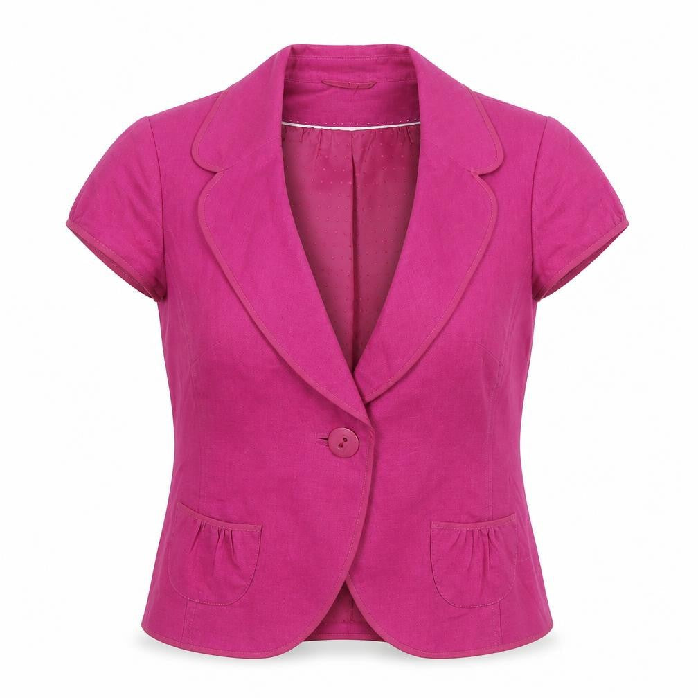 Womens UK Size 16 Marks and Spencer Regular Pink Blazer
