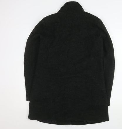Womens UK Size M Only Black Pea Coat