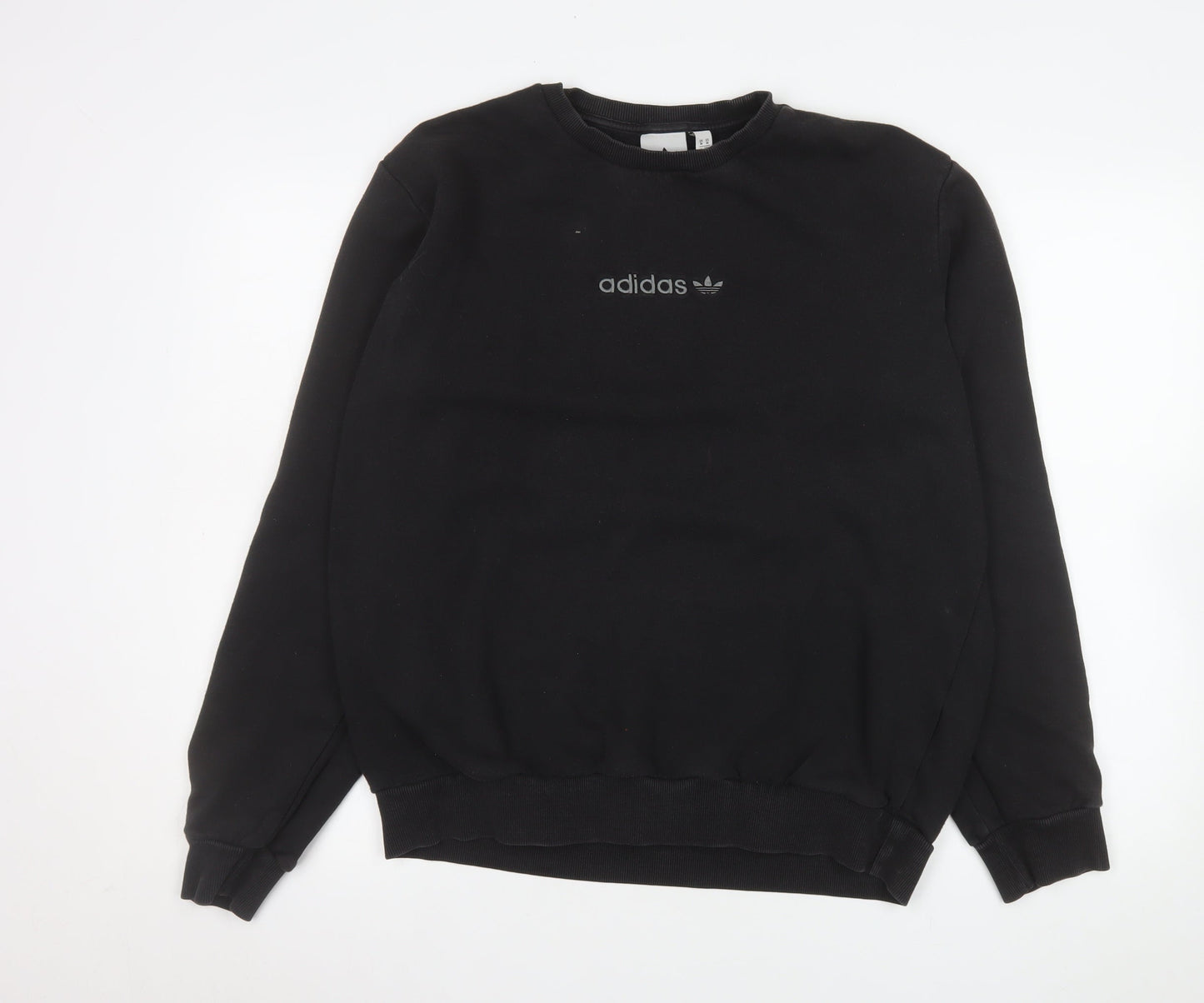 Mens UK Size L adidas Black Pullover Sweatshirt