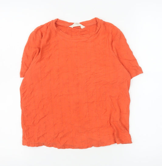 Womens UK Size 6 Boden Orange Basic T-Shirt