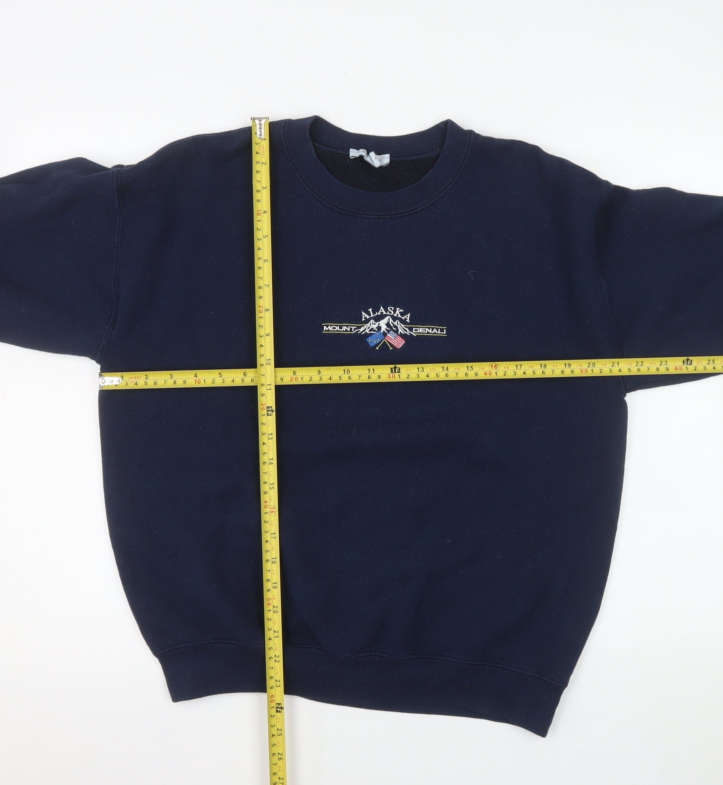 Womens UK Size M Topshop Blue Pullover Sweatshirt