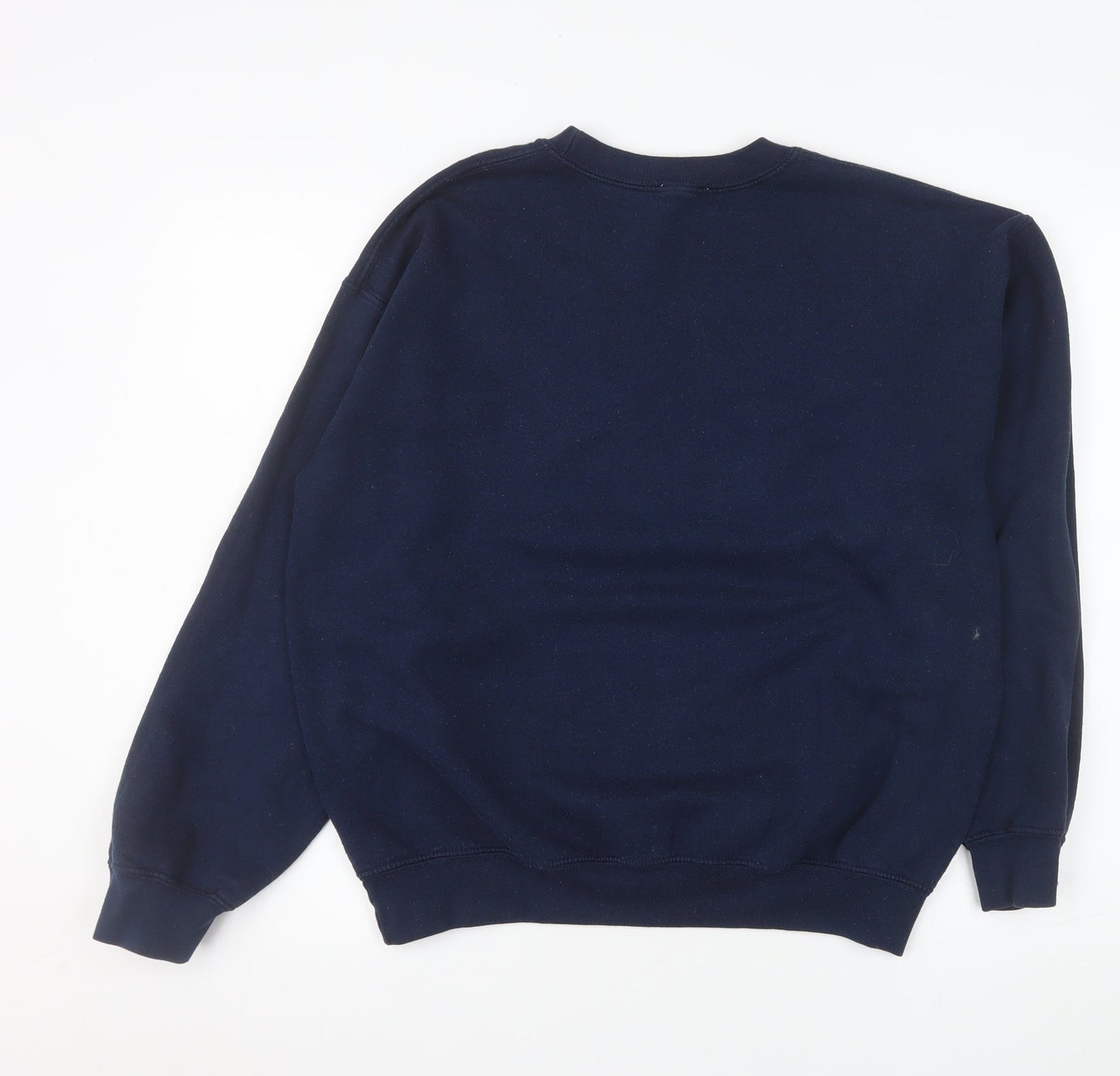 Womens UK Size M Topshop Blue Pullover Sweatshirt