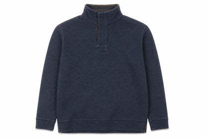 Mens UK Size L Marks and Spencer Blue 1/2 Zip Sweatshirt