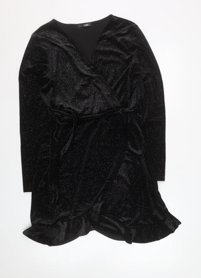 Womens UK Size 14 Quiz Wrap Dress