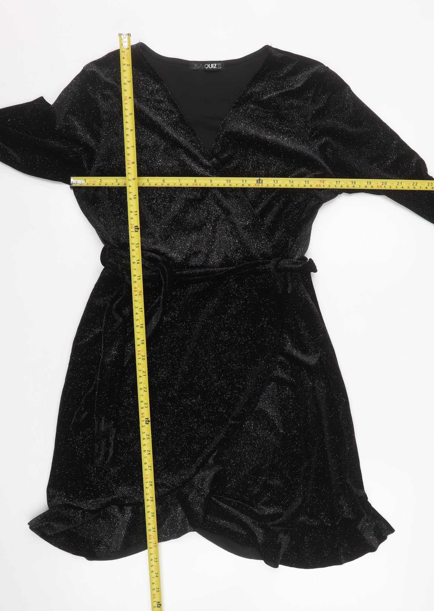 Womens UK Size 14 Quiz Wrap Dress