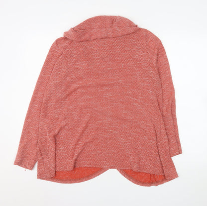 Womens UK Size 2XL Klass Red Wrap Blouse