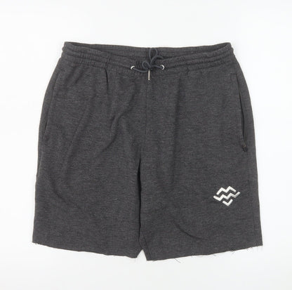 Mens UK Size L Machine Fitness Regular Fit Athletic Shorts