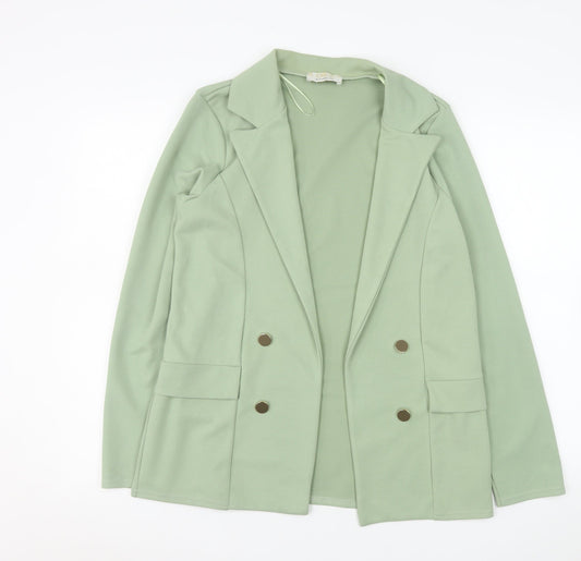 Womens UK Size 10 Quiz Regular Green Blazer