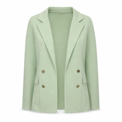 Womens UK Size 10 Quiz Regular Green Blazer