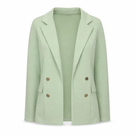 Womens UK Size 10 Quiz Regular Green Blazer