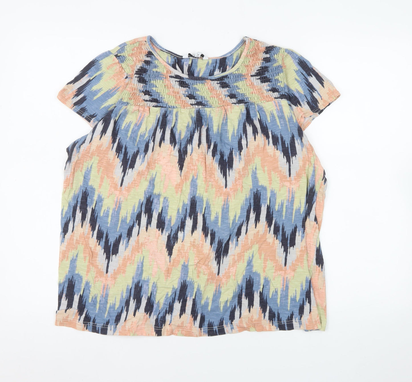 Womens UK Size 18 NEXT Multicoloured Tunic Blouse