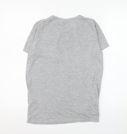 Womens UK Size 12 Atmosphere Grey Basic T-Shirt
