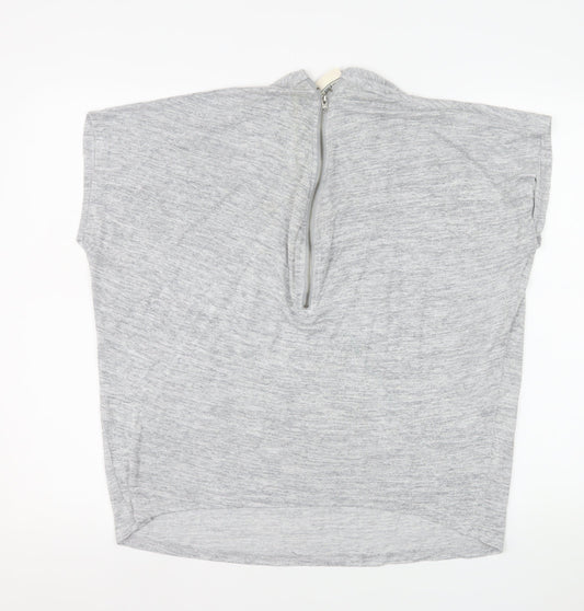 Womens UK Size 16 Lee Cooper Grey Basic T-Shirt