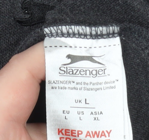 Mens UK Size L Slazenger Polyester Blend Polo Shirt