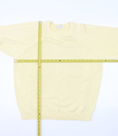 Womens UK Size 16-18 Marks and Spencer Yellow Pullover Jumper