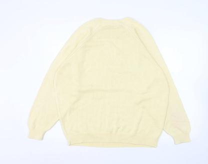 Womens UK Size 16-18 Marks and Spencer Yellow Pullover Jumper