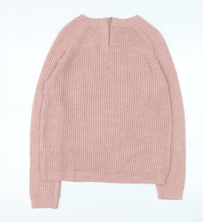 Womens UK Size 8 Dorothy Perkins Pink Pullover Jumper