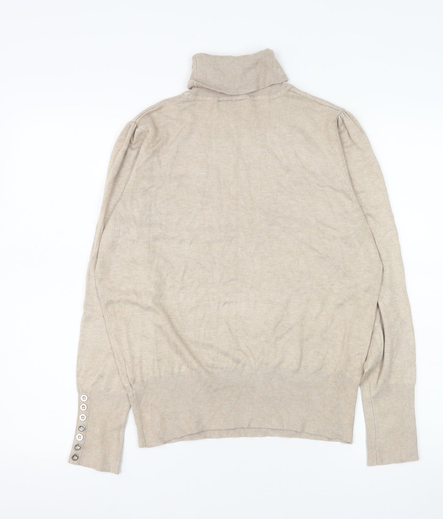 Womens UK Size 14 Wallis Beige Pullover Jumper