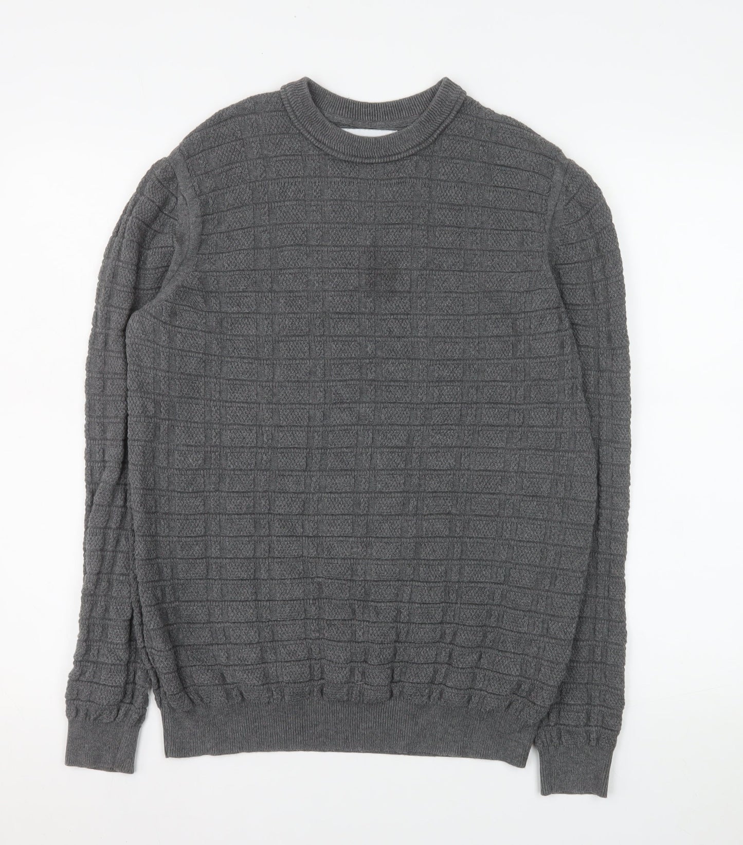 Mens UK Size M Nigel Hall Grey Pullover Jumper