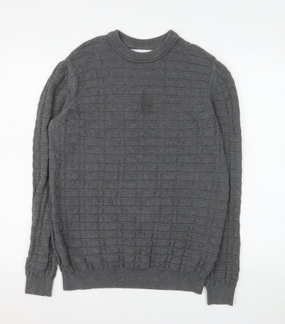 Mens UK Size M Nigel Hall Grey Pullover Jumper
