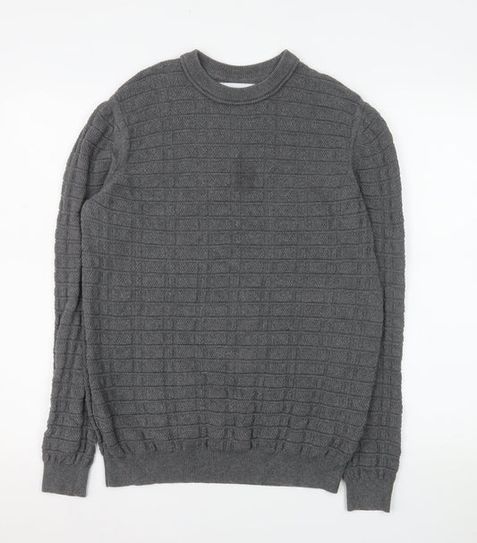 Mens UK Size M Nigel Hall Grey Pullover Jumper