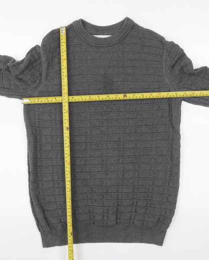 Mens UK Size M Nigel Hall Grey Pullover Jumper