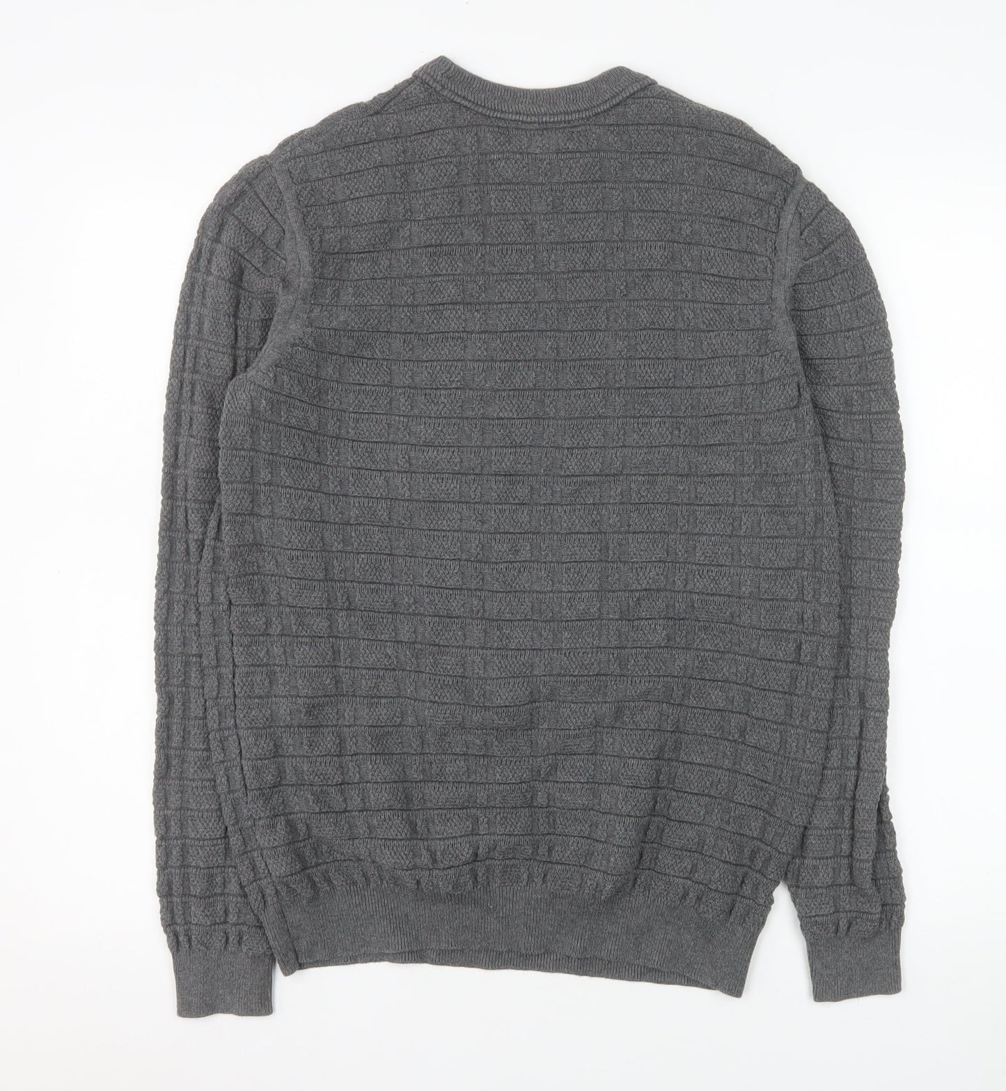 Mens UK Size M Nigel Hall Grey Pullover Jumper