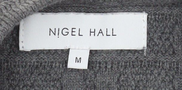 Mens UK Size M Nigel Hall Grey Pullover Jumper