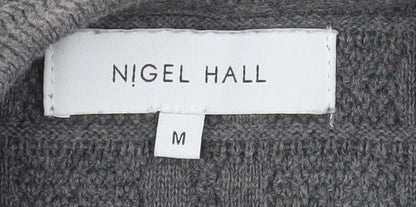 Mens UK Size M Nigel Hall Grey Pullover Jumper