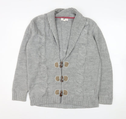 Womens UK Size M Marks and Spencer Grey Cardigan Jumper
