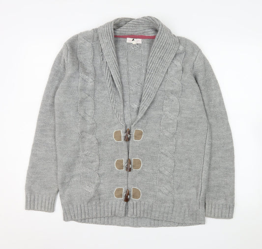 Womens UK Size M Marks and Spencer Grey Cardigan Jumper