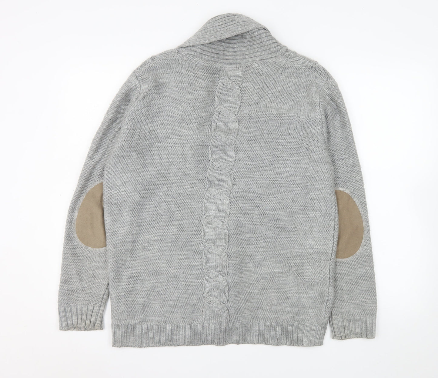 Womens UK Size M Marks and Spencer Grey Cardigan Jumper
