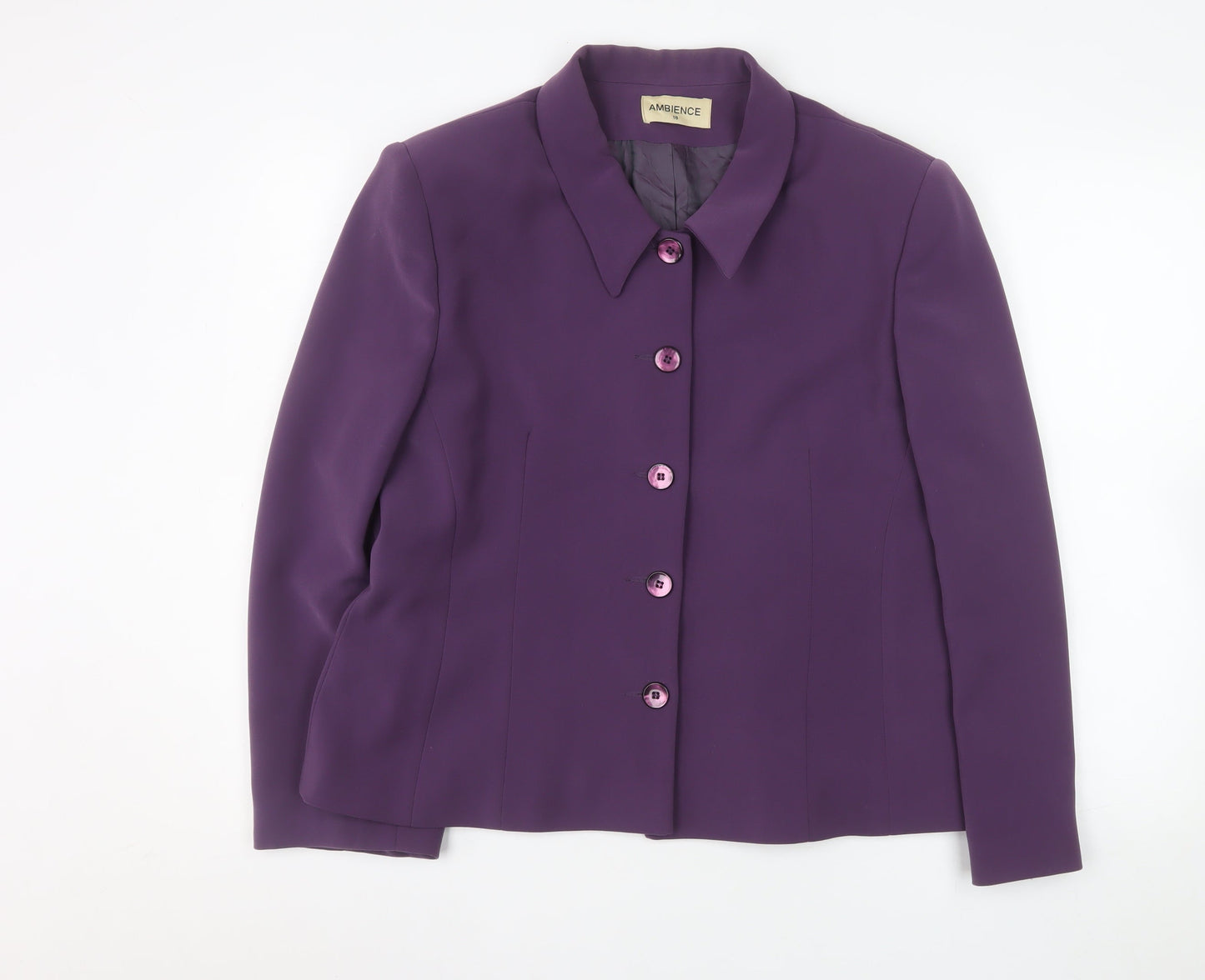 Womens UK Size 18 Ambience Regular Purple Blazer