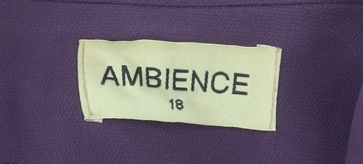 Womens UK Size 18 Ambience Regular Purple Blazer