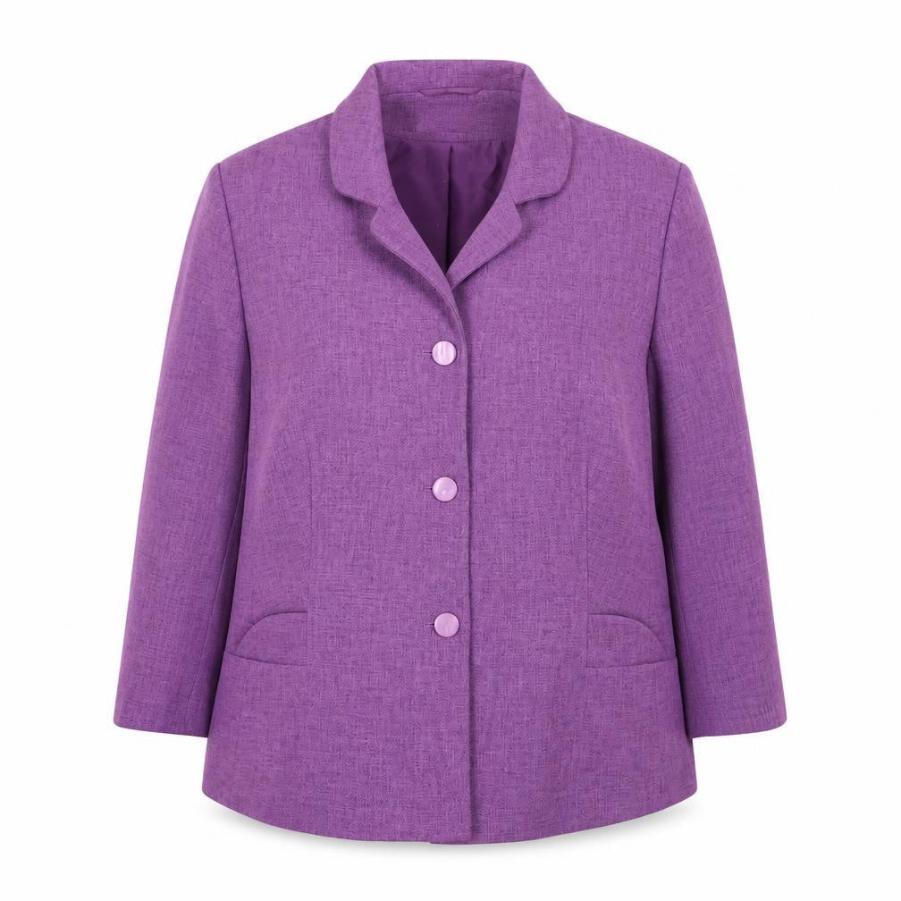 Womens UK Size 16 Eastex Regular Purple Blazer