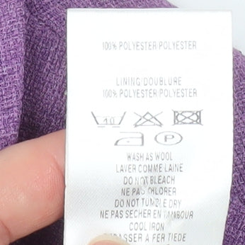 Womens UK Size 16 Eastex Regular Purple Blazer